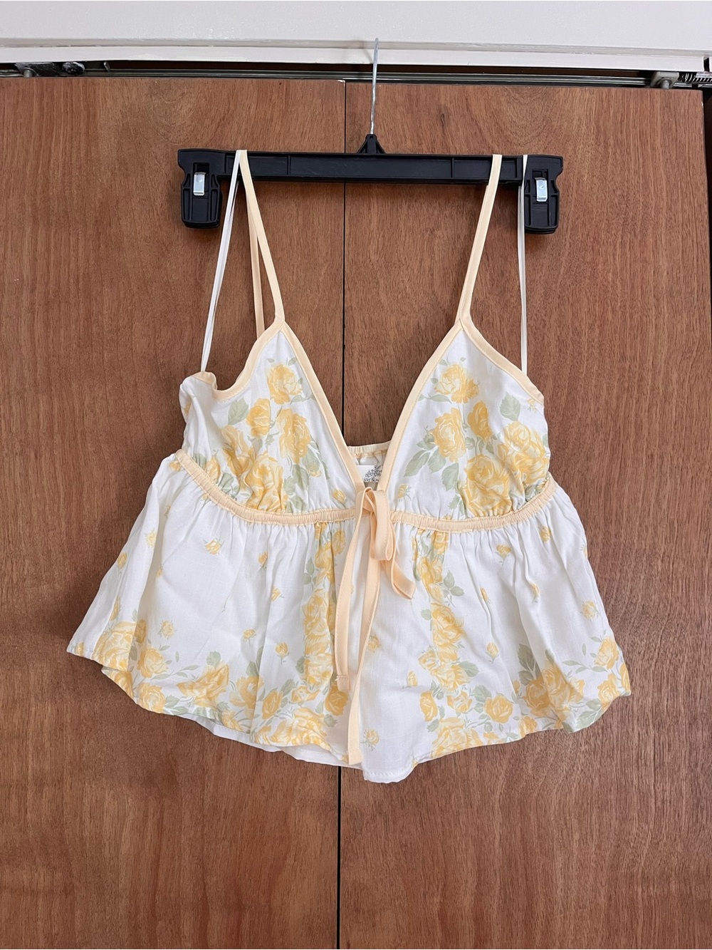 Altar’d State Floral Spaghetti Strap Top Size Small